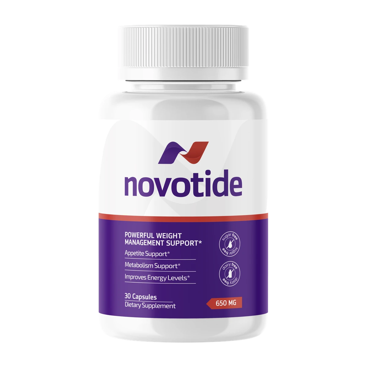 Novotide weight management support capsules bottle